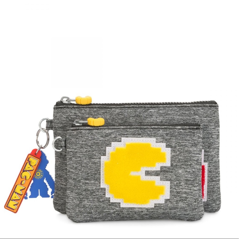 Brand New Kipling Pac Man Duo Pouch